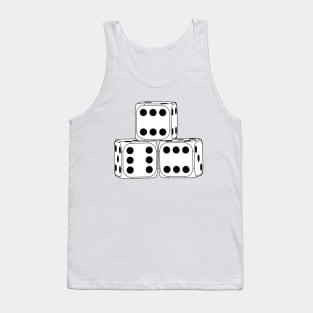 Dice 666 Board Game Tabletop Gambling Tank Top